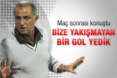 Fatih Terim: Bize yakışmayacak bir gol yedik 