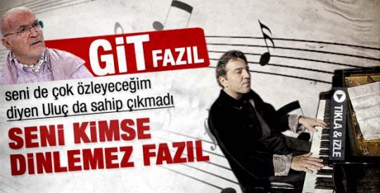 Fazıl Say'a Hıncal Uluç da sahip çıkmadı