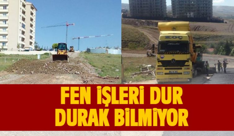 Fen İşleri çalışıyor!