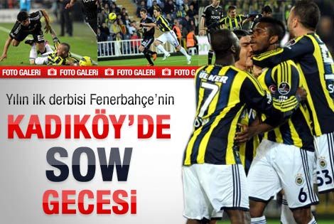 Fenerbahçe Beşiktaş'ı 2 golle geçti 