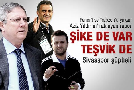 Fenerbahçe'nin 4 maçında şike var 