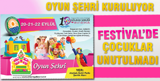 Festival'de Çocuklar Unutulmadı