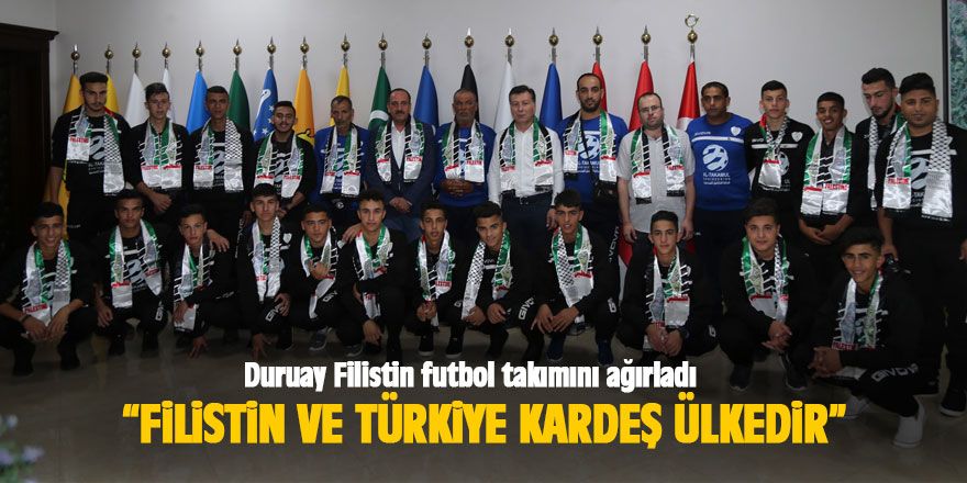 Filistinli Futbol Takımı Gölbaşı'nda Kampa Girdi.