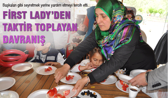 First Lady'den taktir toplayan davranış