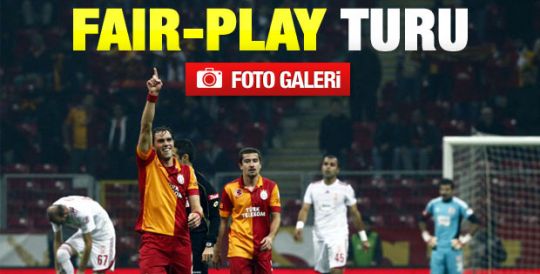 Galatasaray rahat turladı