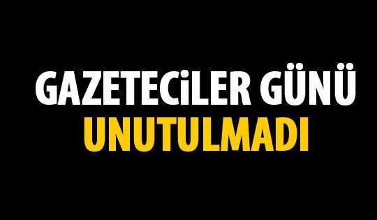 Gazeteciler günü unutulmadı