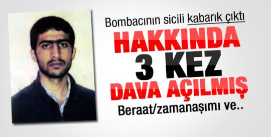 Gaziantep bombacısı 3 kez tutuklandı hep serbest kaldı