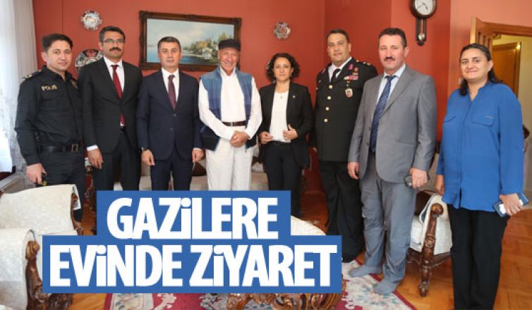 Gazilere anlamlı ziyaret