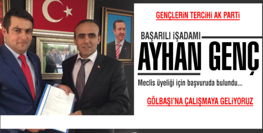 GENÇ: GÖLBAŞI'NA ÇALIŞMAYA GELİYORUZ