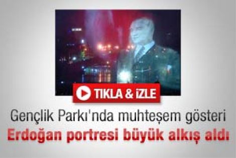 Gençlik Parkı'nda muhteşem su ve ışık gösterisi - Video