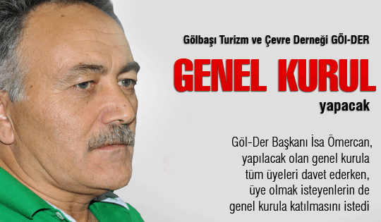 Genel Kurula davet...