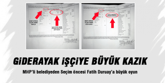 Giderayak işçiye büyük kazık