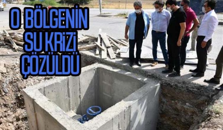 Gökçehöyük ve Hacımuratlı'nın su krizi çözüldü