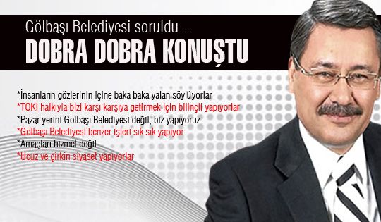 Gökçek dobra dobra konuştu