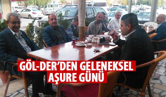 GÖL-DER aşure dağıttı