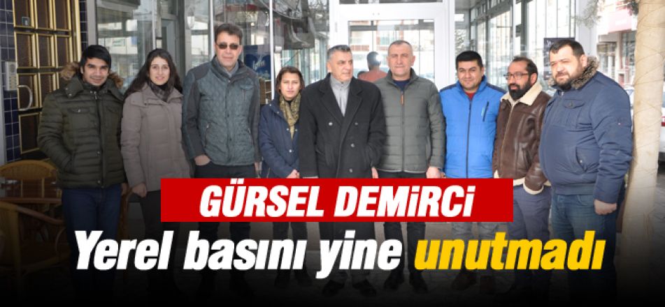 GÖL-DER Başkanı Gürsel Demirci yerel basını yine unutmadı