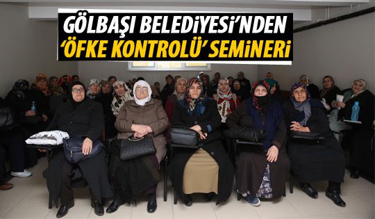 Gölbaşı Beldiyesi'nden seminer