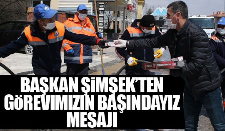 Gölbaşı Belediye Başkanı Şimşek “Yanınızda olmaya devam edeceğiz”