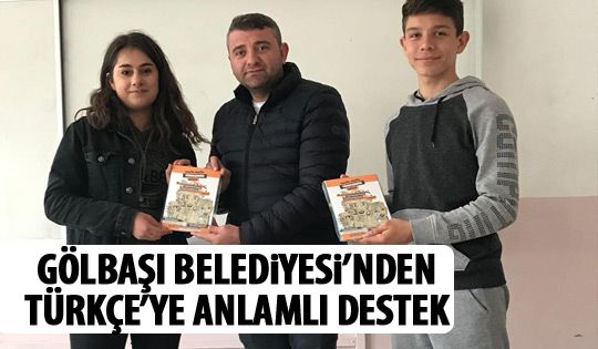 Gölbaşı Belediyesi 20 bin kitap dağıttı