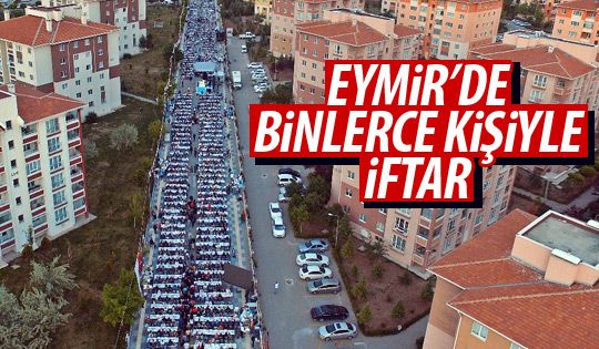 Gölbaşı Belediyesi Eymir'de iftar verdi