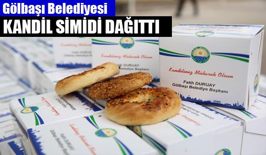 Gölbaşı Belediyesi  Kandil Simidi Dağıttı   