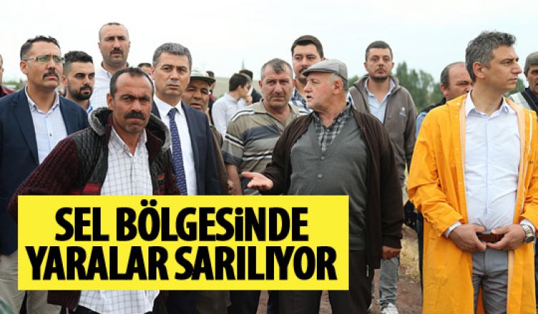 Gölbaşı Belediyesi yaraları sarıyor