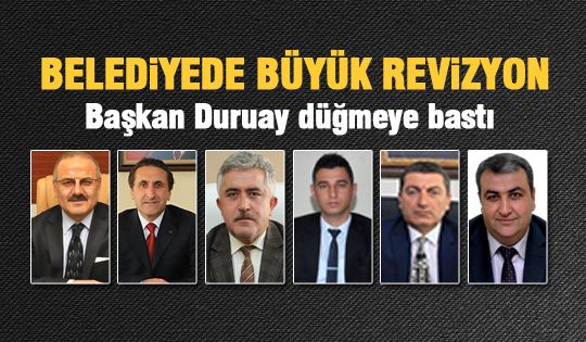 Gölbaşı Belediyesi'nde revizyon