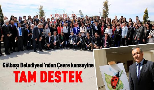 Gölbaşı Belediyesi’nden Çevre Konseyine Destek