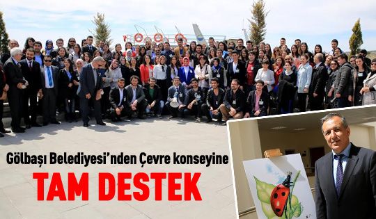 Gölbaşı Belediyesi’nden Çevre Konseyine Destek