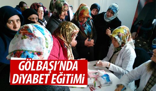 Gölbaşı Belediyesi'nden diyabet semineri