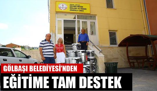 Gölbaşı Belediyesi'nden Eğitime Tam Destek