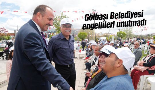 Gölbaşı Belediyesi'nden engelliler günü etkinliği