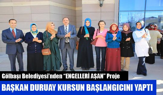 Gölbaşı Belediyesi’nden İşaret Dili Kursu