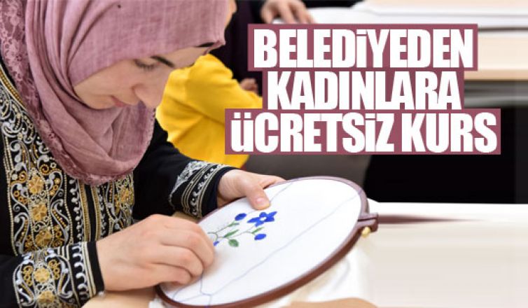 Gölbaşı Belediyesi'nden kadınlara el sanatları desteği!