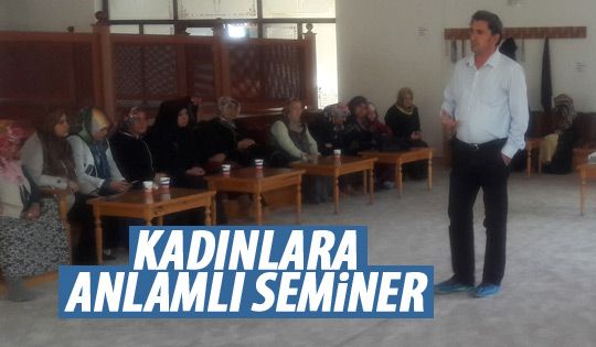 Gölbaşı Belediyesi'nden kadınlara seminer