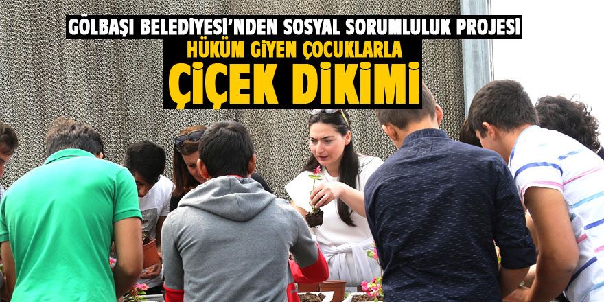 Gölbaşı Belediyesi'nden sosyal sorumluluk projesi