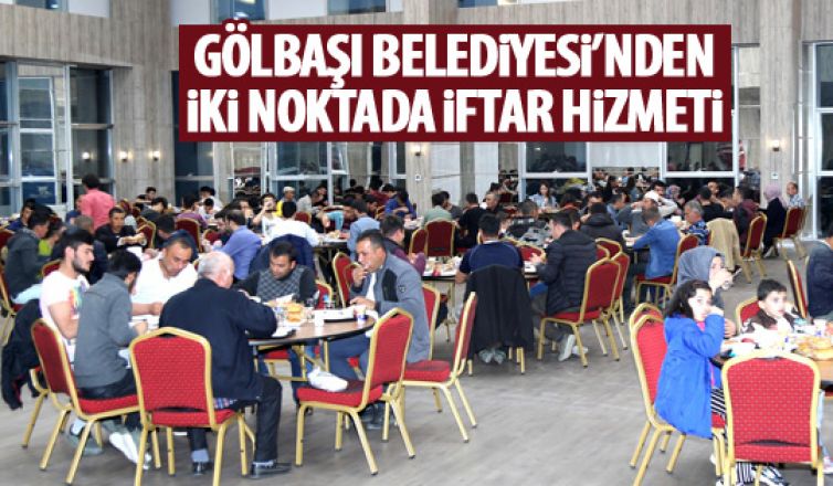 Gölbaşı Belediyesi'nden toplu iftar