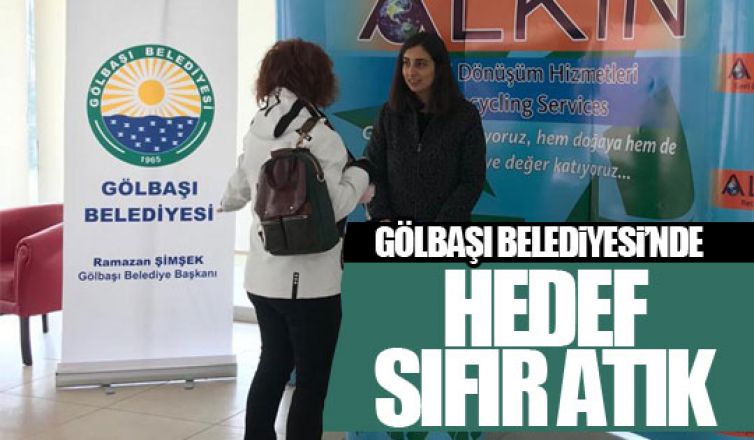 Gölbaşı Belediyesi'nin hedefi 'sıfır atık'