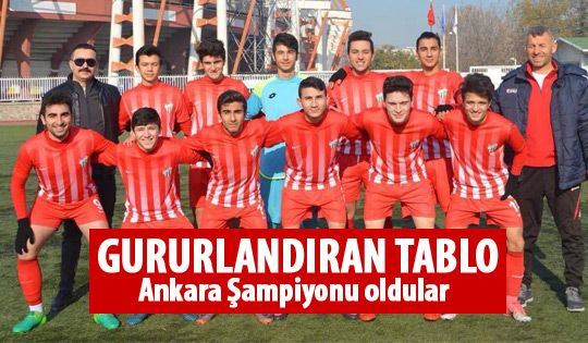 Gölbaşı Belediyespor Ankara şampiyonu