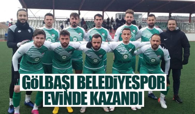 Gölbaşı Belediyespor evinde galip!