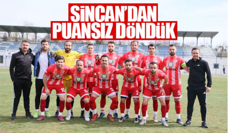 Gölbaşı Belediyespor Sincan'a yenildi!