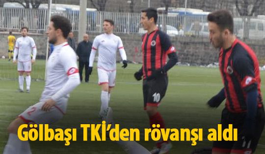 Gölbaşı Belediyespor TKİ’den rövanşı aldı