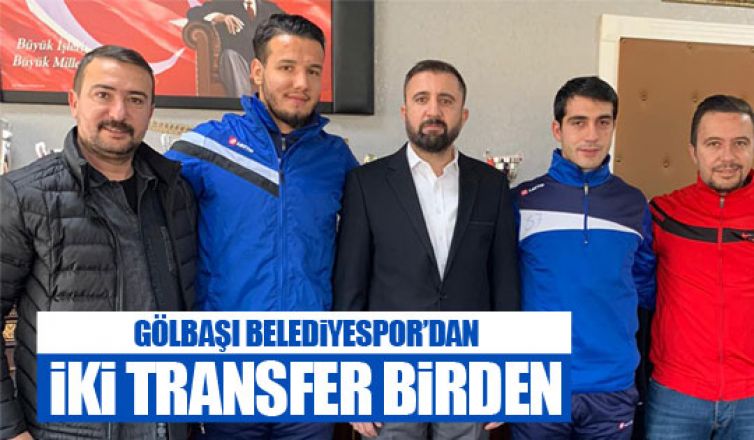 Gölbaşı Belediyespor'dan iki transfer!