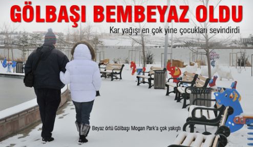 Gölbaşı bembeyaz