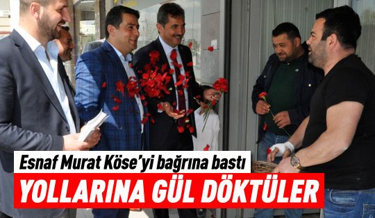 Gölbaşı esnafı Murat Köse'yi bağrına bastı