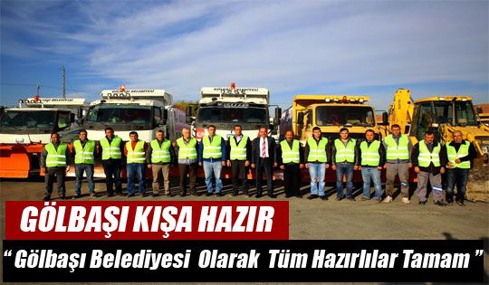 Gölbaşı Kışa Hazır   