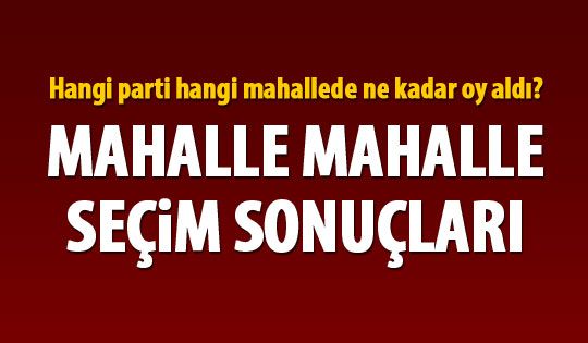 Gölbaşı mahalle mahalle sonuçlar