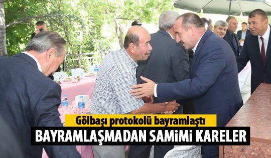 Gölbaşı protokolü bayramlaştı