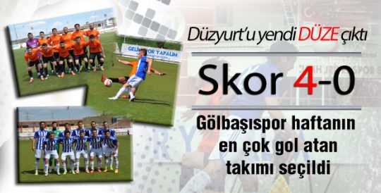 Gölbaşı Spor Düze Çıktı