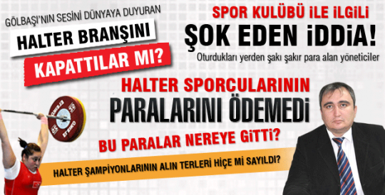 GÖLBAŞI SPOR KULÜBÜ İLE İLGİLİ ŞOK EDEN İDDİA!